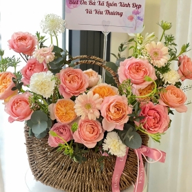 Giỏ hoa mẫu 24