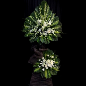 Hoa chia buồn  mẫu 02