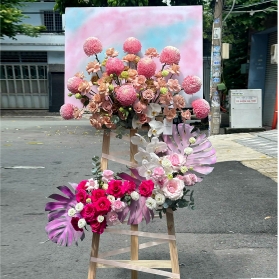 Hoa chúc mừng mẫu 08